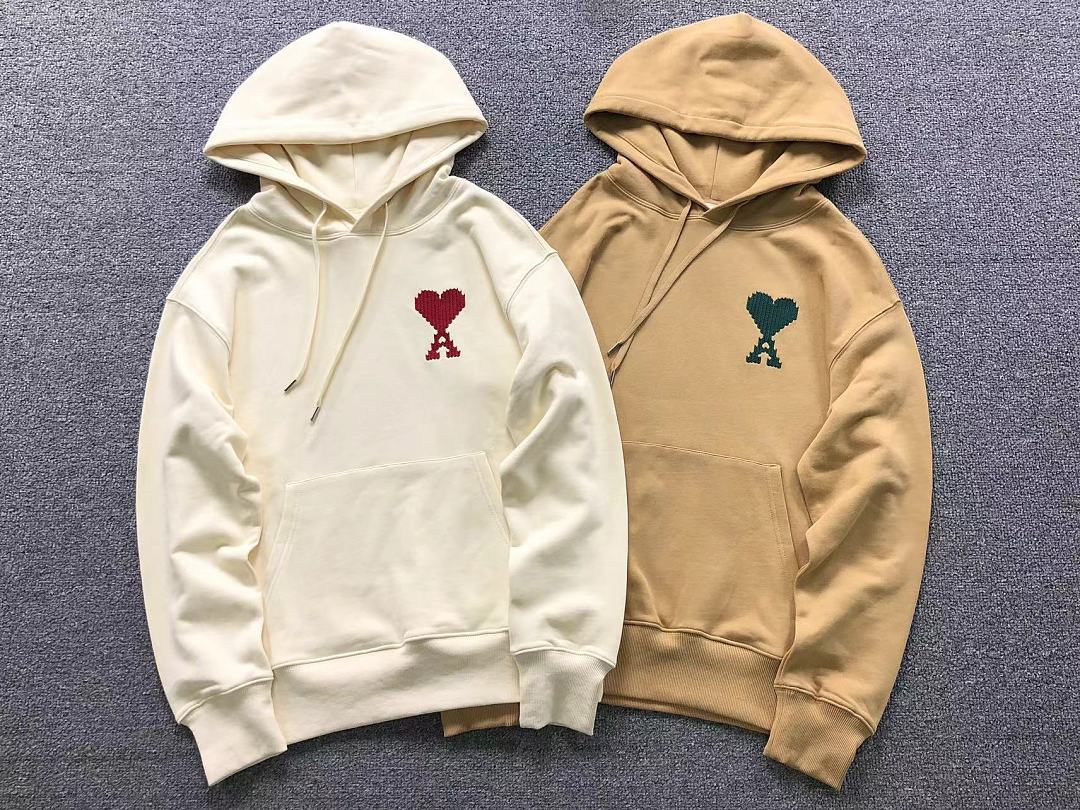 AMI 188 AMI HOODIE 22082707001 (Im 170Cm 60Kg I Wear Size M In The Phot) - Image 5
