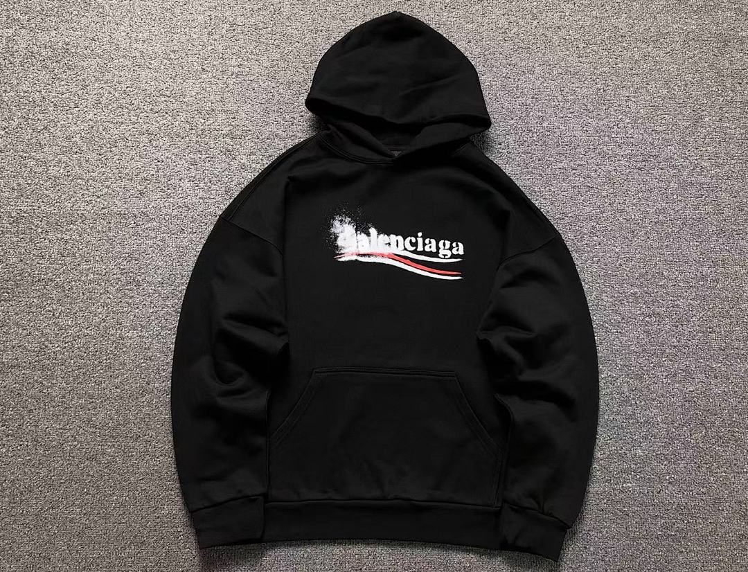 Balenciaga 225 B⭐L⭐⭐⭐IA⭐A HOODIE 4122713163 (Im 170Cm 60Kg I Wear Size XS In The Phot) - Image 9