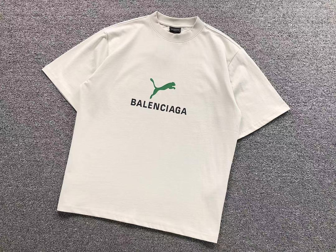 Balenciaga 128 B⭐L⭐⭐⭐IA⭐A PUMA T-SHIRT 42040806163 (Im 170Cm 60Kg I Wear Size XS In The Phot) - Image 6