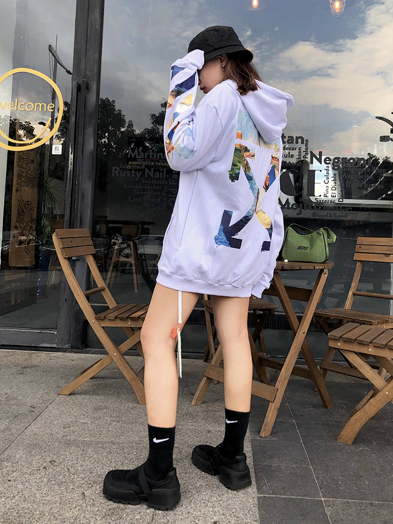 Off-White 135 OFF-WHITE (WHITE HOODIE) - Image 53