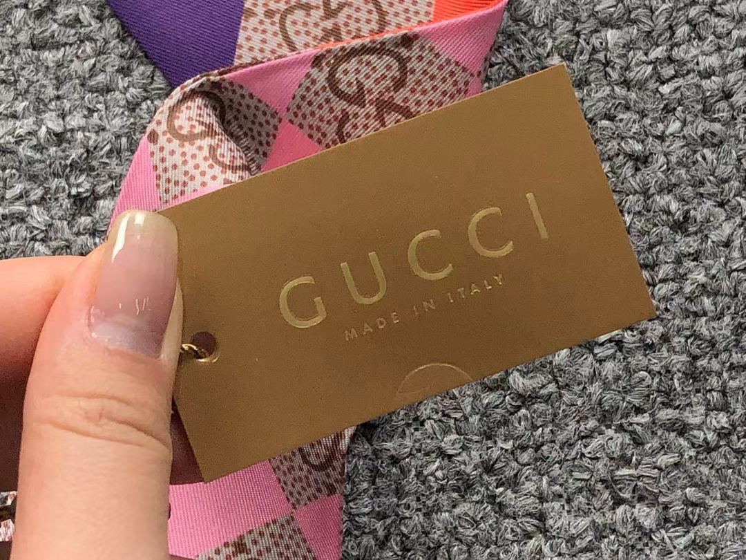 Gucci 68 G⭐C⭐I SCARF 5220720102 (Long 180CM* Wide 6CM*) - Image 8