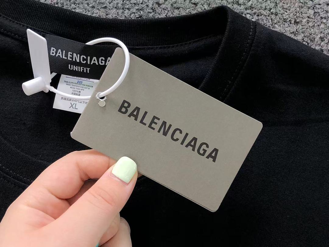 Balenciaga 115 B⭐L⭐⭐⭐IA⭐A G⭐C⭐I T-SHIRT 22051308172 (Im 170Cm 60Kg I Wear Size XL In The Phot) - Image 19