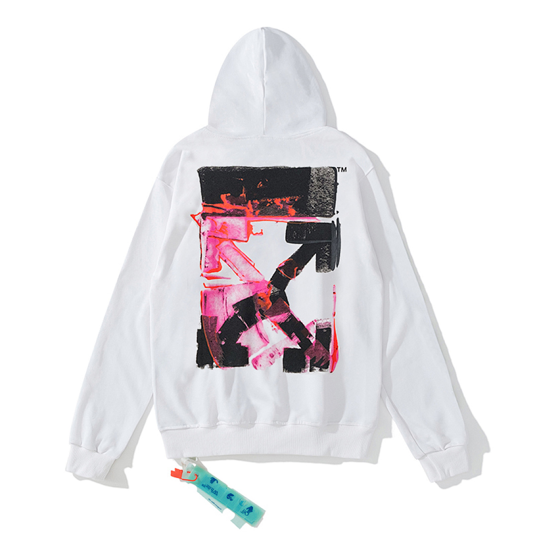 Off-White 119 OFF-WHITE (WHITE HOODIE) - Image 5