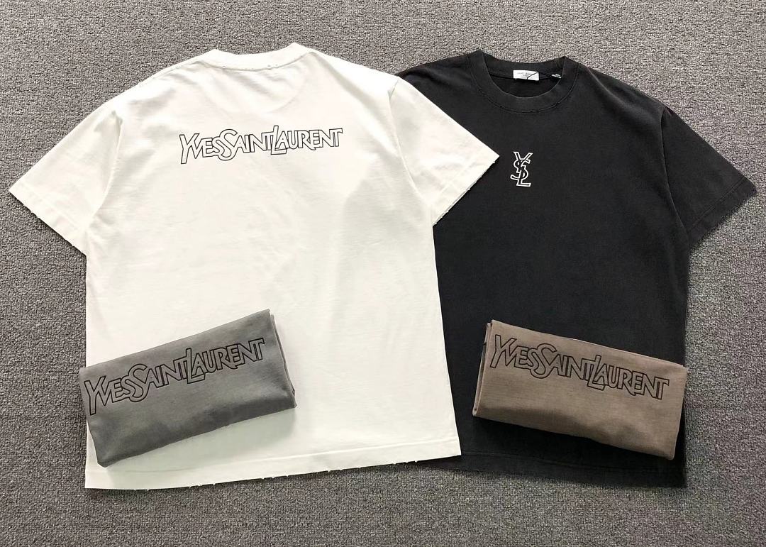 Saint Laurent 128 SA⭐⭐T ⭐⭐U⭐⭐NT T-SHIRT 42042912133 (Im 170Cm 60Kg I Wear Size 2XL In The Phot) - Image 5