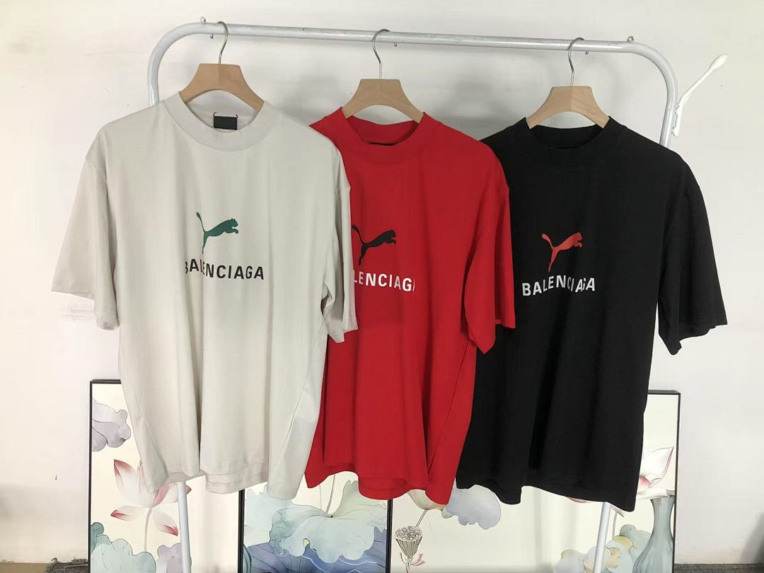 Balenciaga 118 B⭐L⭐⭐⭐IA⭐A PUMA T-SHIRT 3108082421 (Im 170Cm 60Kg I Wear Size S In The Phot) - Image 24