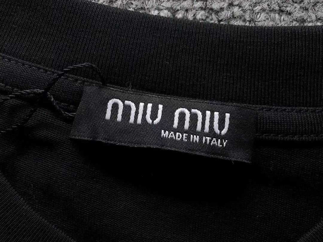 Miu Miu 115 M⭐U T-SHIRT 41072506133 (Im 170Cm 60Kg I Wear Size M In The Phot) - Image 19