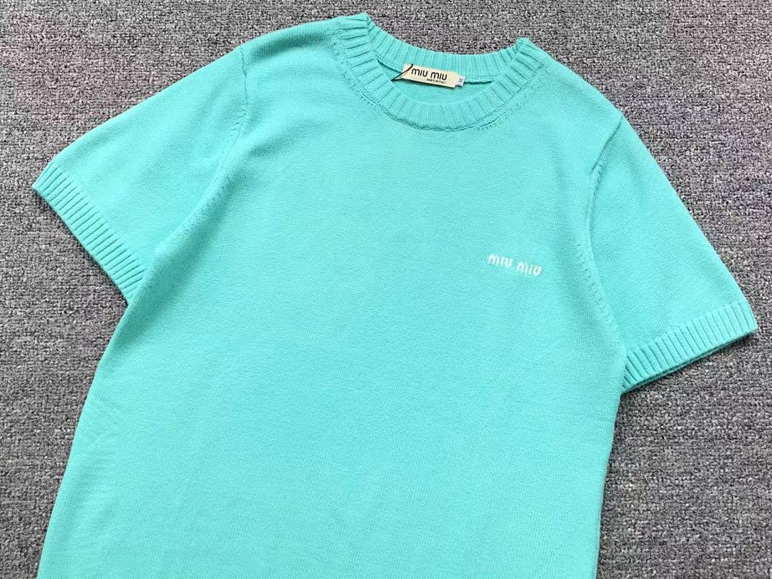 Miu Miu 115 M⭐U T-SHIRT 11082506140 (Im 170Cm 55Kg I Wear Size M In The Phot) - Image 8