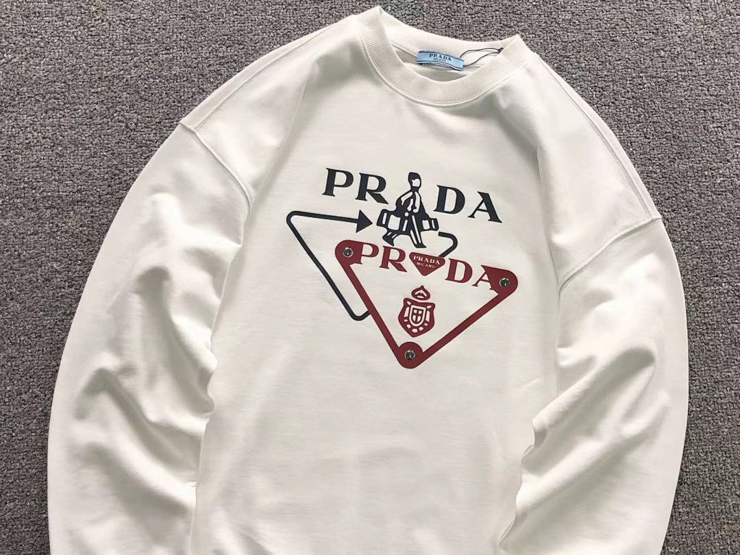 Prada 165 P⭐A⭐A HOODIE 5111412147 (Im 170Cm 60Kg I Wear Size M In The Phot) - Image 14