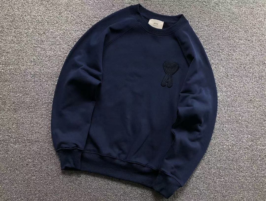 AMI 125 AMI HOODIE 3201081017 (Im 170Cm 60Kg I Wear Size S In The Phot) - Image 13