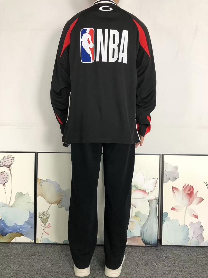 Balenciaga 258 B⭐L⭐⭐⭐IA⭐A NBA BASKETBALL LONG SLEEVED 1242008159 (Im 170Cm 60Kg I Wear Size XS In The Phot) - Image 4
