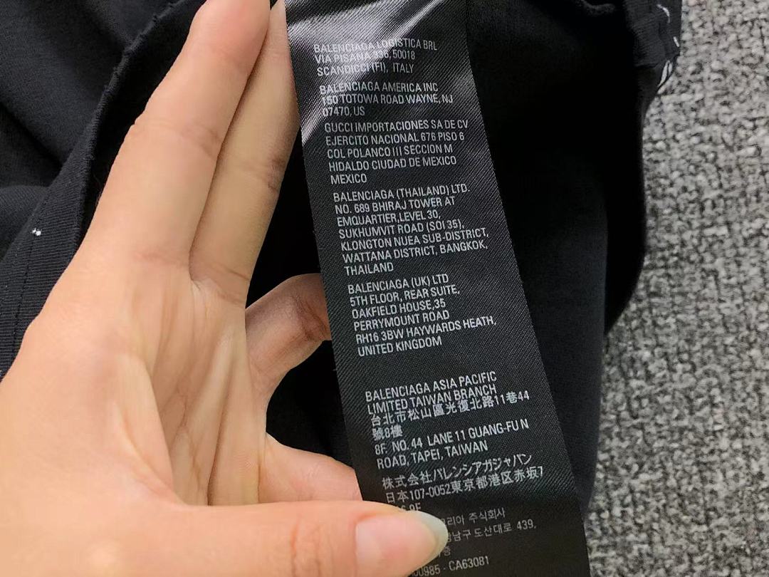 Balenciaga 125 B⭐L⭐⭐⭐IA⭐A T-SHIRT 42041301163 (Im 170Cm 60Kg I Wear Size XS In The Phot) - Image 19