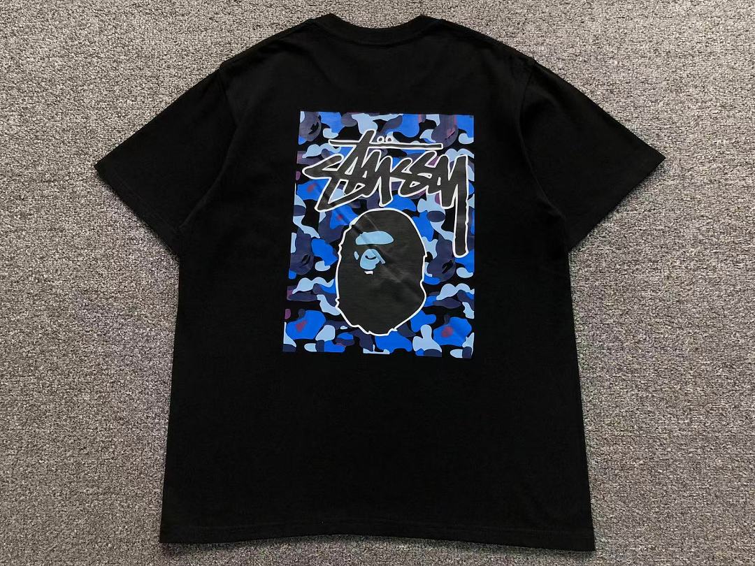 Bape 82 BAPE STUSSY T-SHIRT 4206100298 (Im 170Cm 60Kg I Wear Size M In The Phot) - Image 10