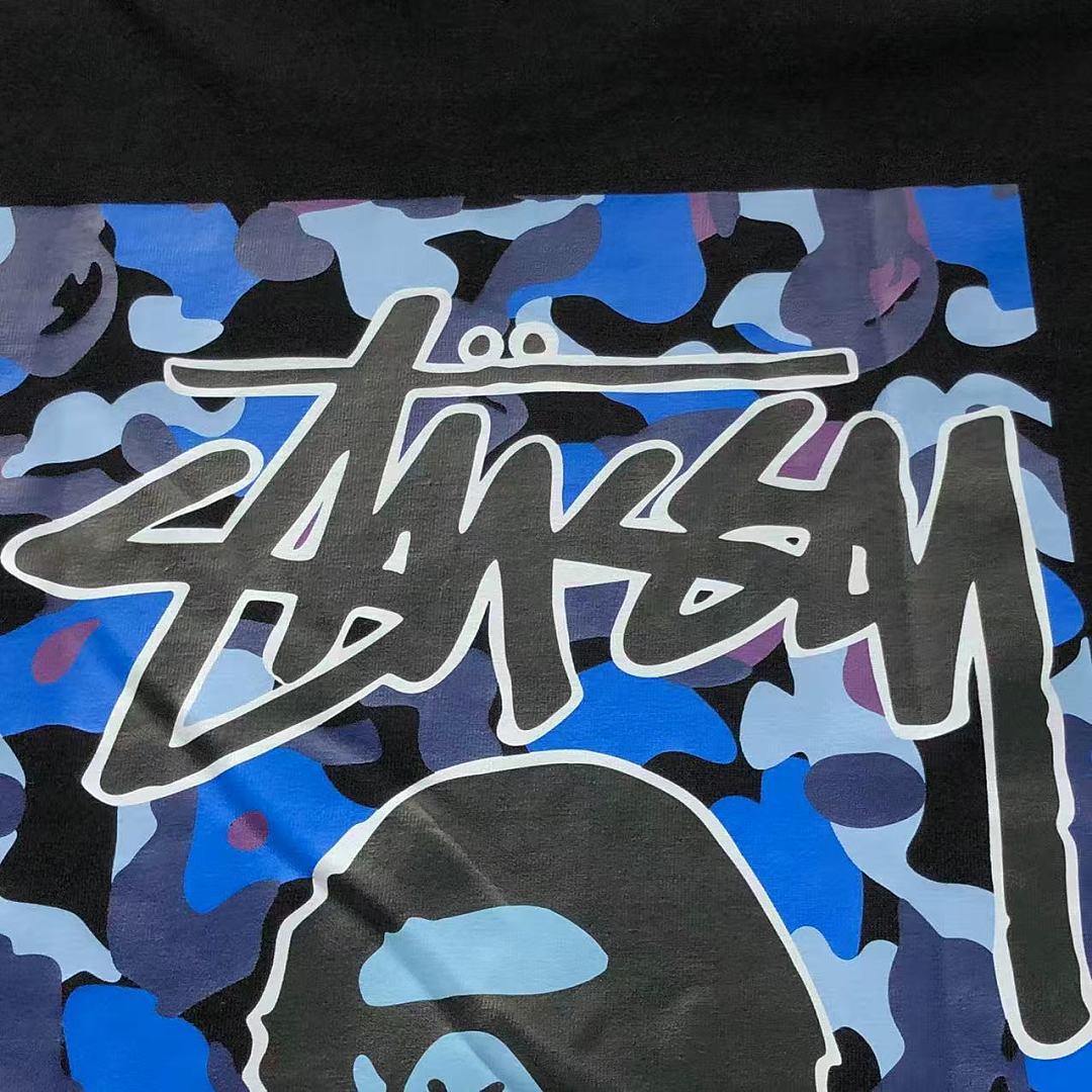Bape 82 BAPE STUSSY T-SHIRT 4206100298 (Im 170Cm 60Kg I Wear Size M In The Phot) - Image 14