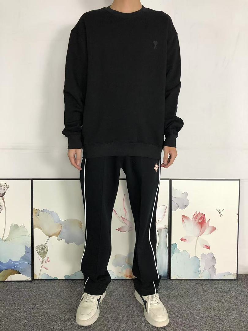 AMI 178 AMI HOODIE 22082703001 (Im 170Cm 60Kg I Wear Size M In The Phot) - Image 4