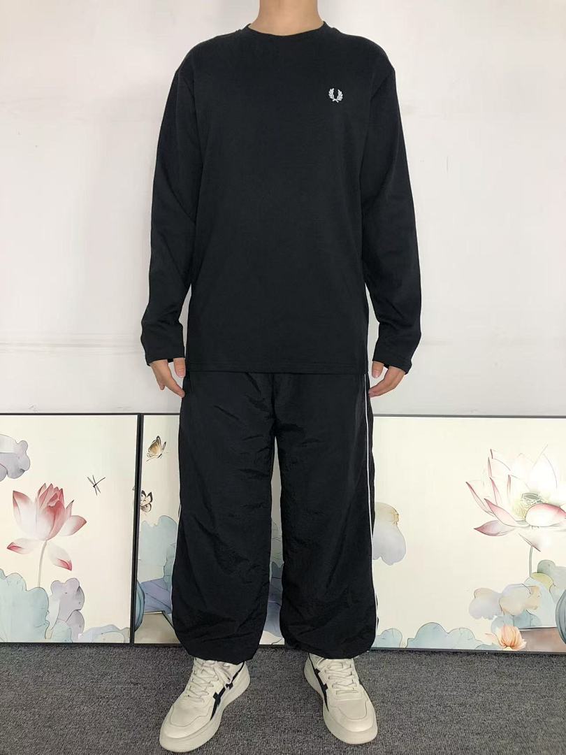 Fred Perry 95 FRED PERRY LONG SLEEVED 3108072403 (Im 170Cm 60Kg I Wear Size L In The Phot) - Image 3