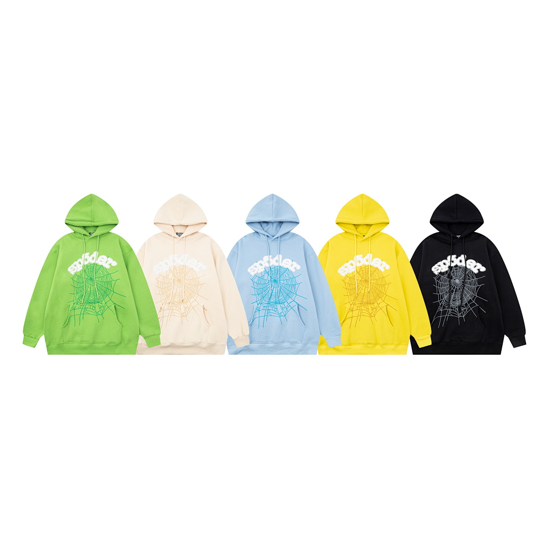 Sp5der TROUSERS115 SP5DER 555 HOODIE - Image 4