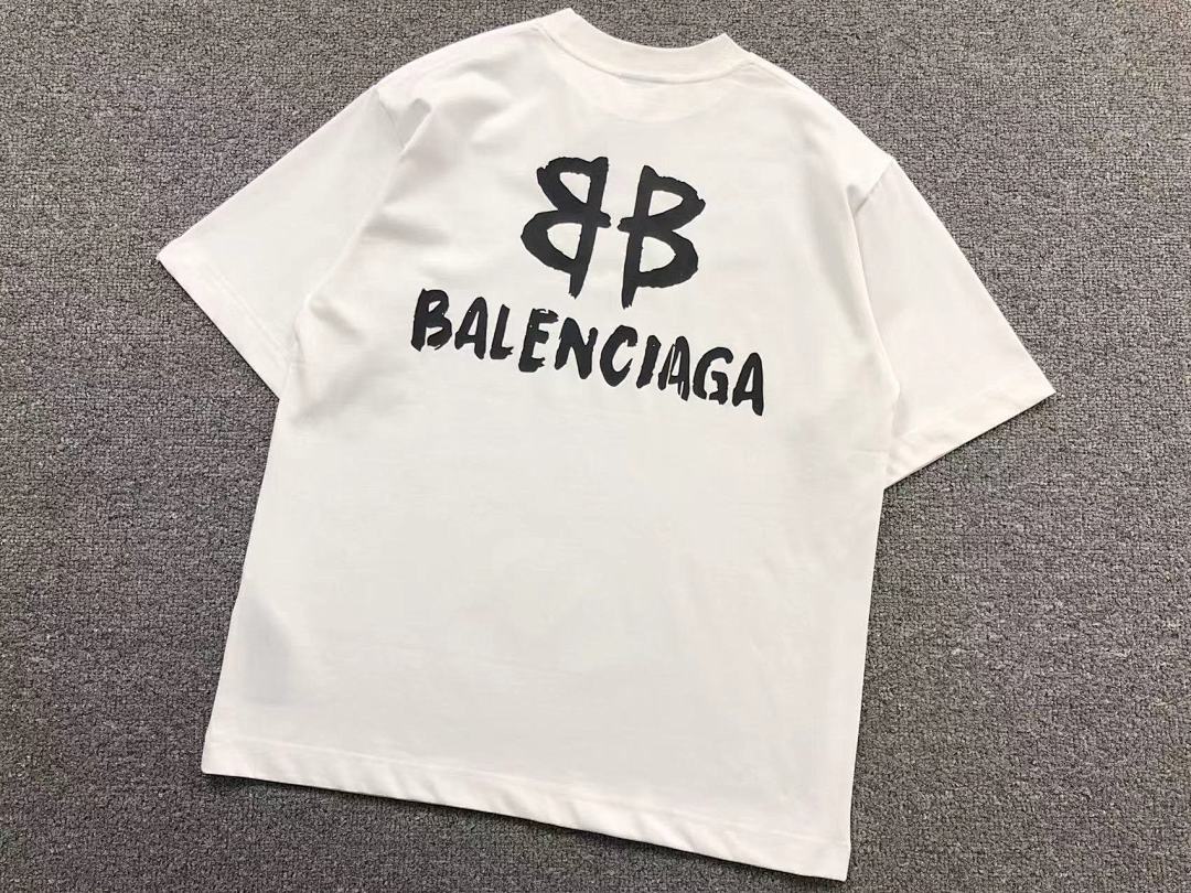 Balenciaga 95 B⭐L⭐⭐⭐IA⭐A T-SHIRT 502172581 (Im 170Cm 57Kg I Wear Size 1 In The Phot) - Image 10