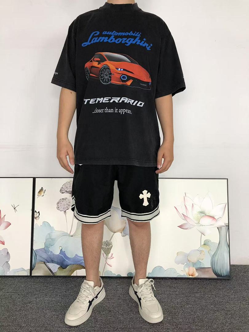 Balenciaga 128 B⭐L⭐⭐⭐IA⭐A T-SHIRT 3108081721 (Im 170Cm 60Kg I Wear Size S In The Phot) - Image 3