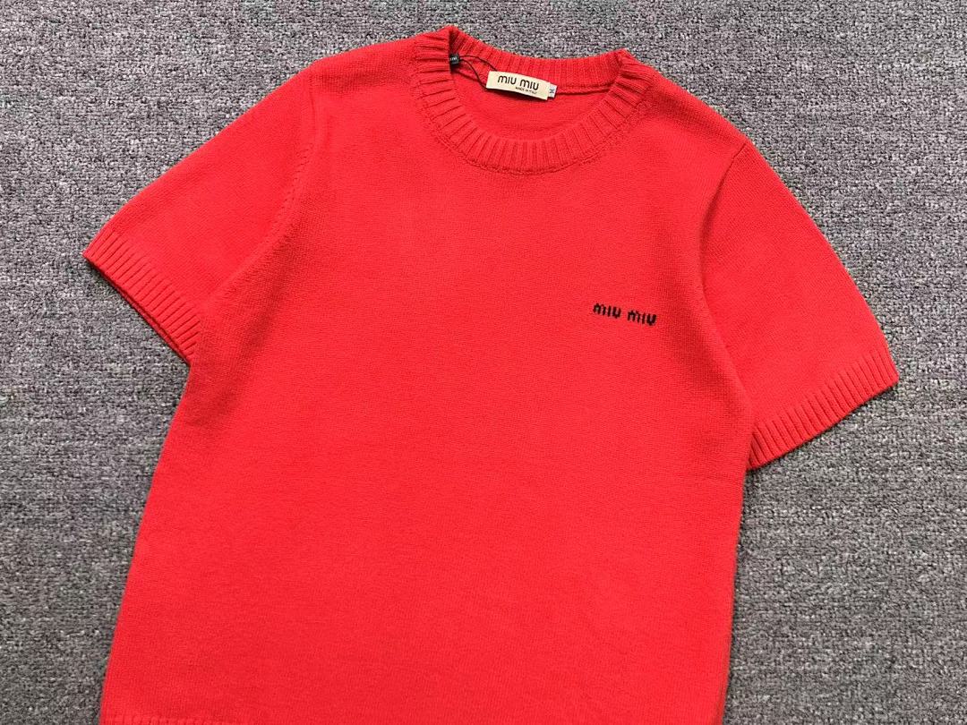 Miu Miu 115 M⭐U T-SHIRT 11082506140 (Im 170Cm 55Kg I Wear Size M In The Phot) - Image 14