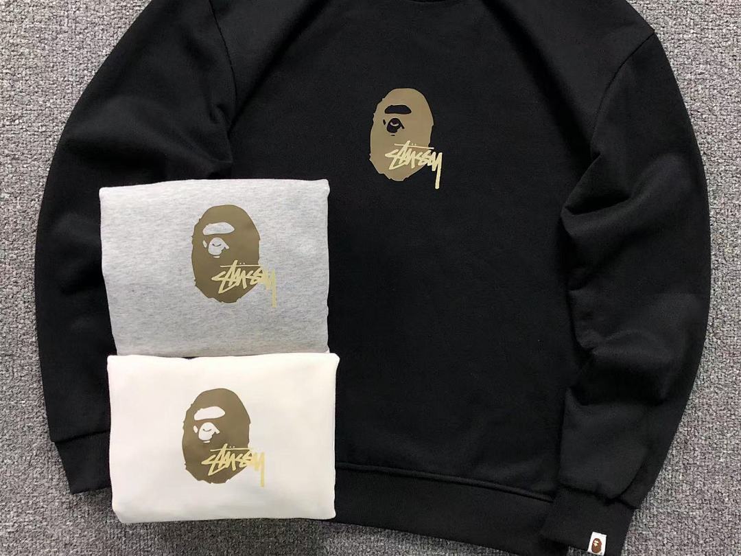 Bape 125 BAPE STUSSY HOODIE 4111281117 (Im 170Cm 55Kg I Wear Size S In The Phot) - Image 20