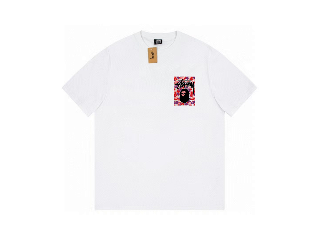 Bape 85 STUSSY BAPE T-SHIRT - Image 4