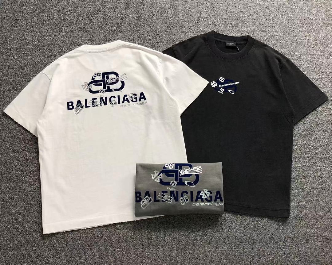 Balenciaga 128 B⭐L⭐⭐⭐IA⭐A T-SHIRT 5252505147 (Im 170Cm 60Kg I Wear Size L In The Phot) - Image 5