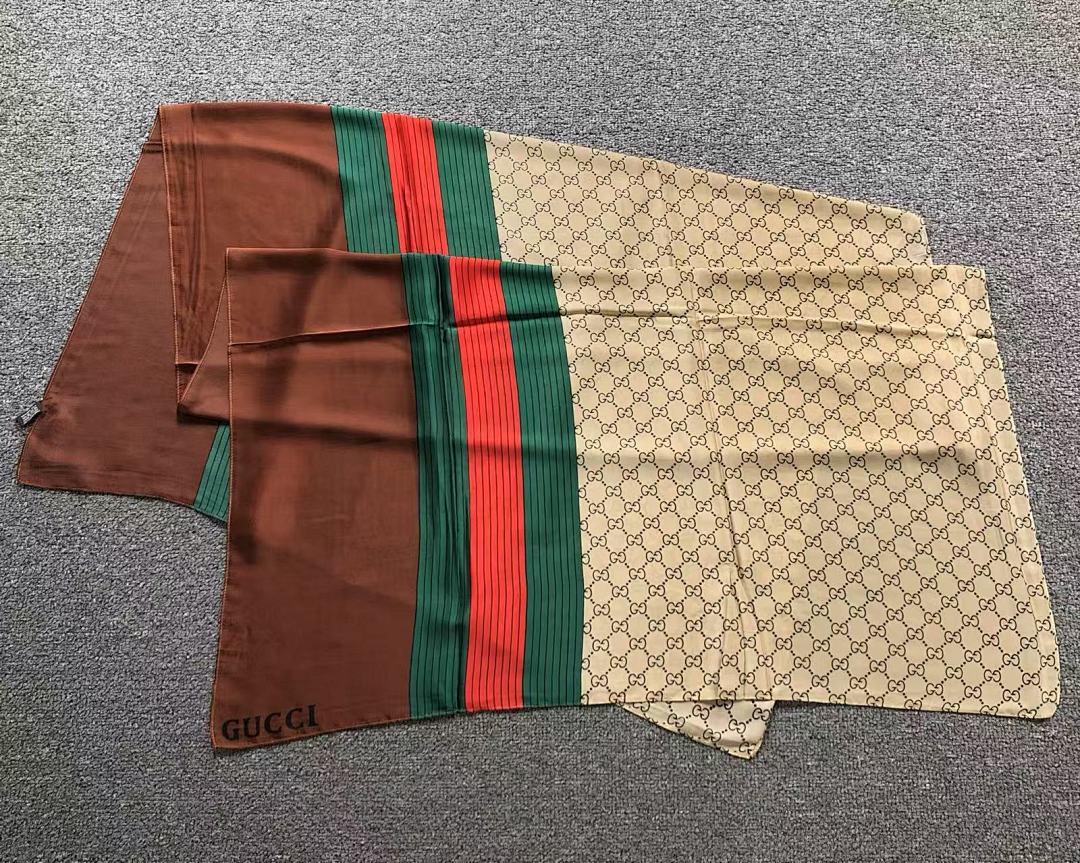 Gucci 85 G⭐C⭐I SCARF 5101101102 (Long 178CM* Wide 90CM*) - Image 2