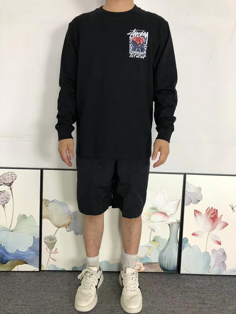 Stussy 158 STUSSY LONG SLEEVED 22041330001 (Im 170Cm 60Kg I Wear Size M In The Phot) - Image 3
