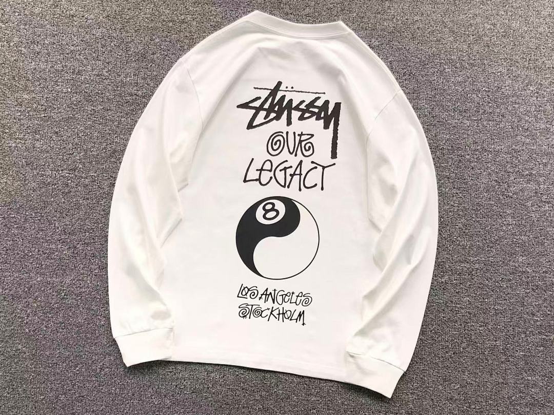 Stussy 115 STUSSY LONG SLEEVED 21101618125 (Im 170Cm 60Kg I Wear Size M In The Phot) - Image 13