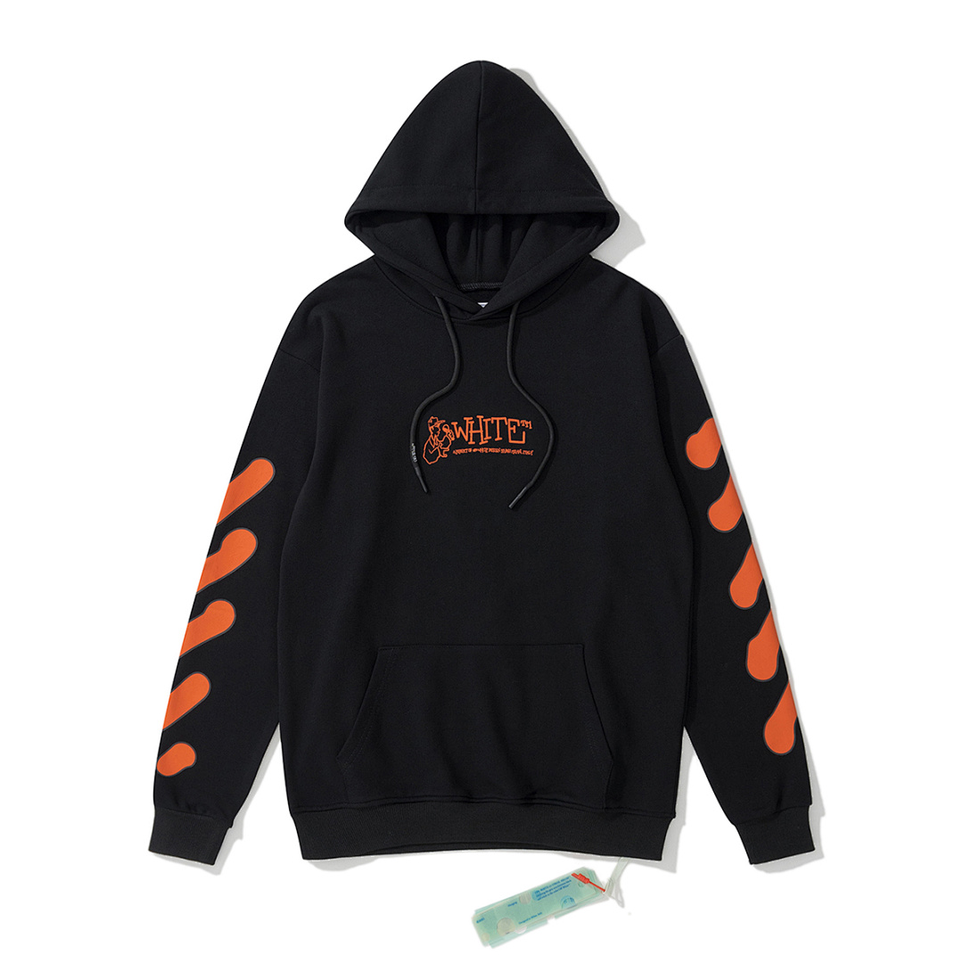 Off-White 119 OFF-WHITE (WHITE HOODIE) - Image 3