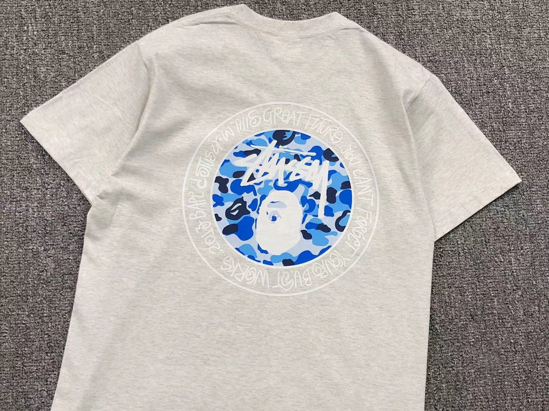 Bape 78 BAPE STUSSY T-SHIRT 411181642 (Im 170Cm 57Kg I Wear Size S In The Phot) - Image 23
