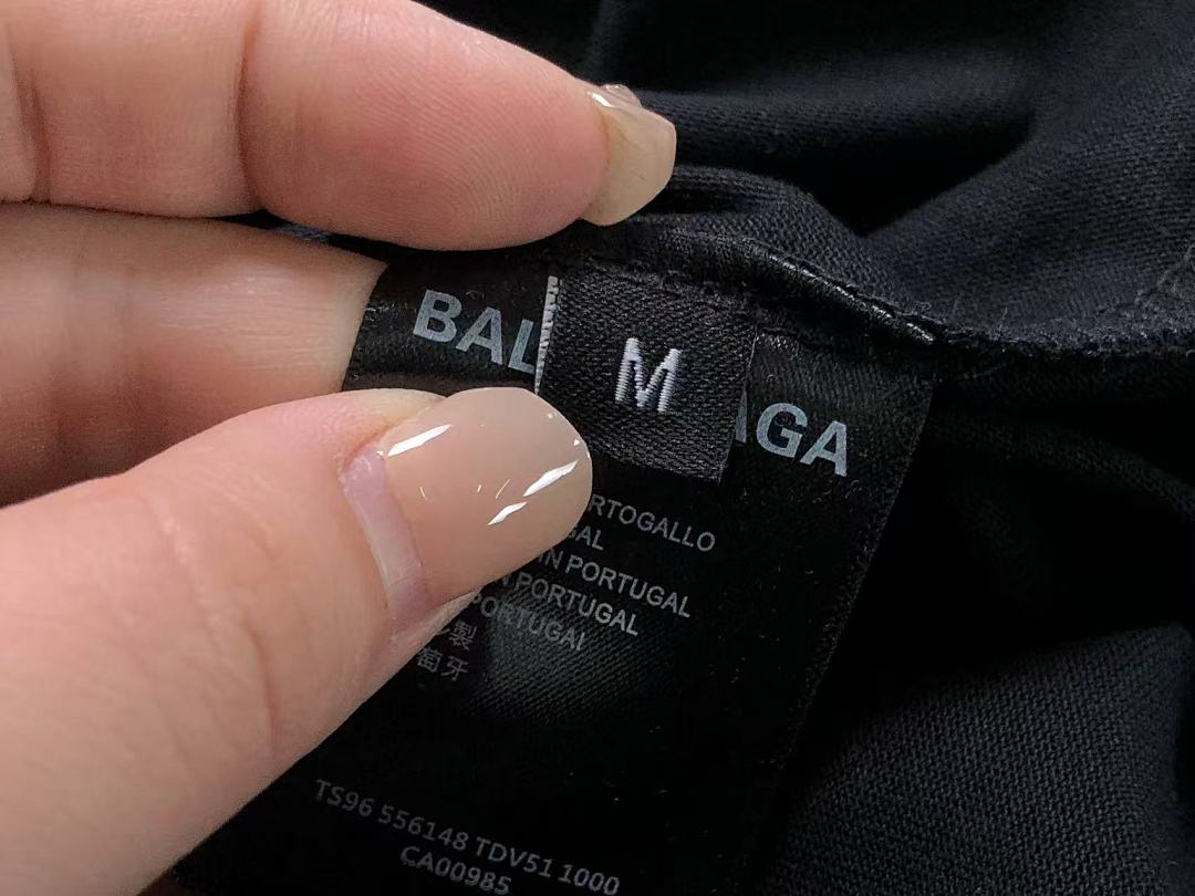 Balenciaga 115 B⭐L⭐⭐⭐IA⭐A T-SHIRT 520123020 (Im 170Cm 60Kg I Wear Size M In The Phot) - Image 25