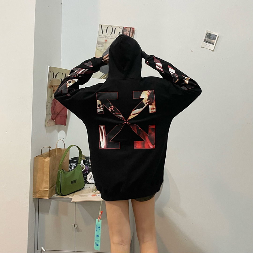 Off-White 129 OFF-WHITE (WHITE HOODIE) - Image 22