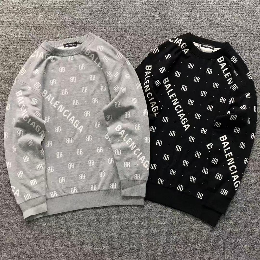 Balenciaga 165 B⭐L⭐⭐⭐IA⭐A SWEATER 3109121120 (Im 170Cm 60Kg I Wear Size M In The Phot)