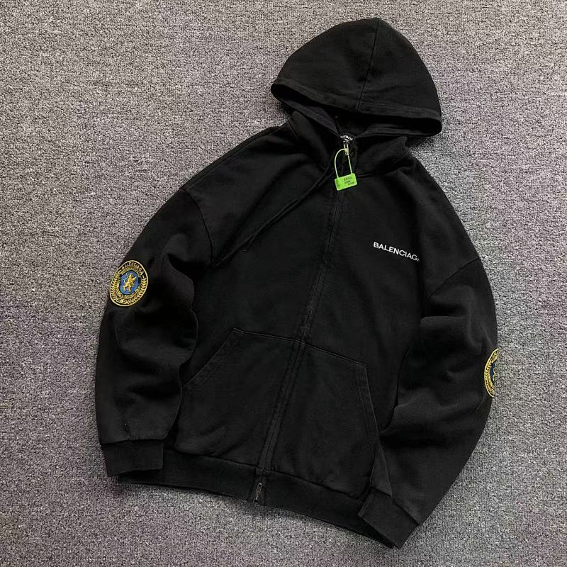 Balenciaga 195 B⭐L⭐⭐⭐IA⭐A HOODIE 1108211499 (Im 170Cm 60Kg I Wear Size M In The Phot)