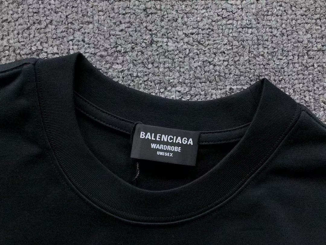 Balenciaga 115 B⭐L⭐⭐⭐IA⭐A T-SHIRT 212221421 (Im 170Cm 55Kg I Wear Size M In The Phot) - Image 21