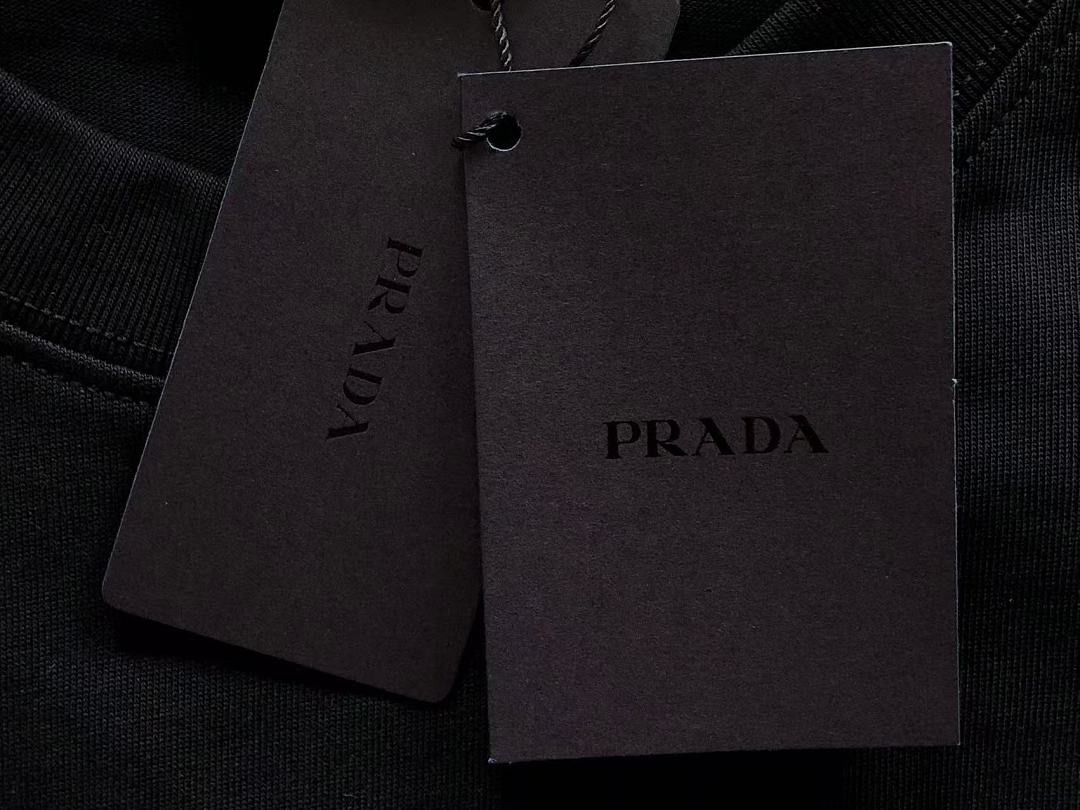 Prada 125 P⭐A⭐A T-SHIRT 2208032415 (Im 170Cm 60Kg I Wear Size S In The Phot) - Image 19