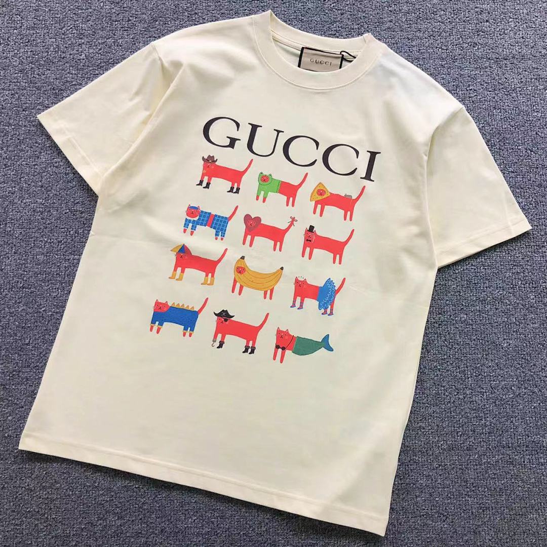 Gucci 85 G⭐C⭐I T-SHIRT 5231959101 (Im 170Cm 60Kg I Wear Size S In The Phot)