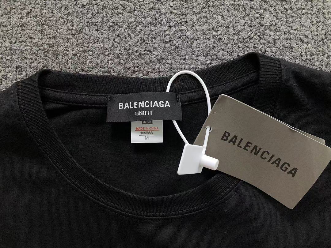 Balenciaga 115 B⭐L⭐⭐⭐IA⭐A T-SHIRT 22051320172 (Im 170Cm 60Kg I Wear Size M In The Phot) - Image 18