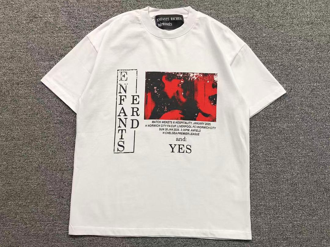 Chanel 85 ENFANTS RICHES DEPRIMES T-SHIRT 42012413162 (Im 170Cm 60Kg I Wear Size S In The Phot) - Image 6