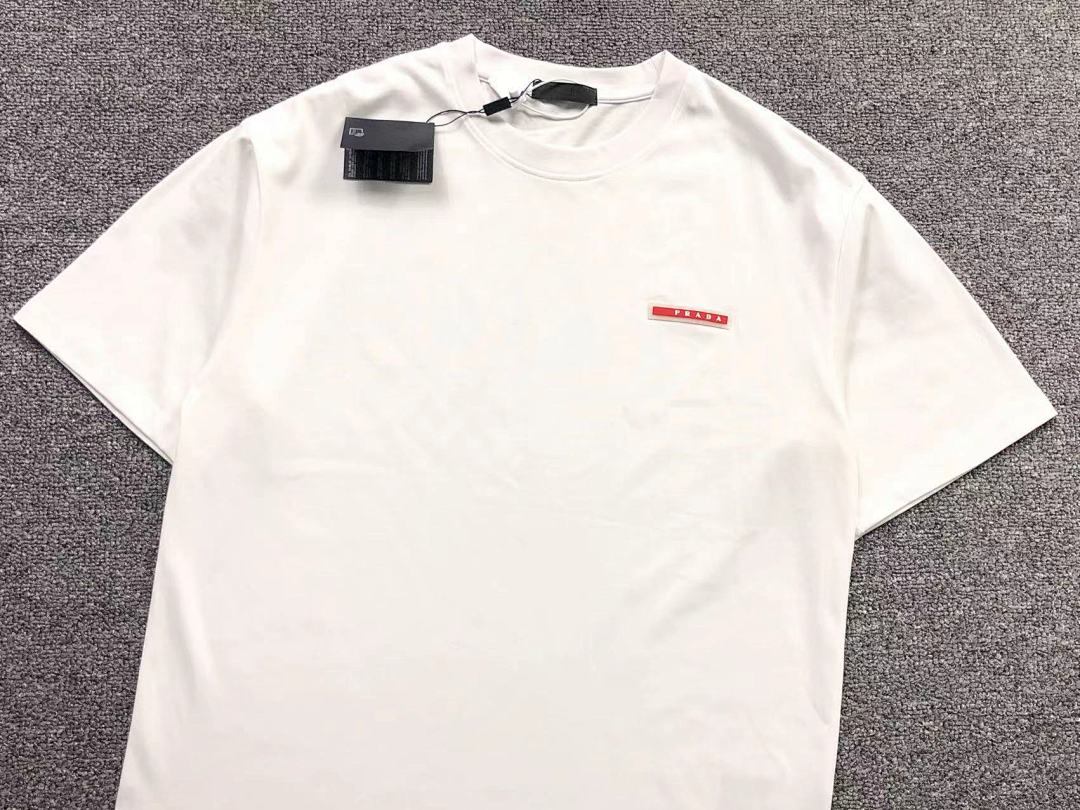 Prada 108 P⭐A⭐A T-SHIRT 213030821 (Im 170Cm 55Kg I Wear Size S In The Phot) - Image 11