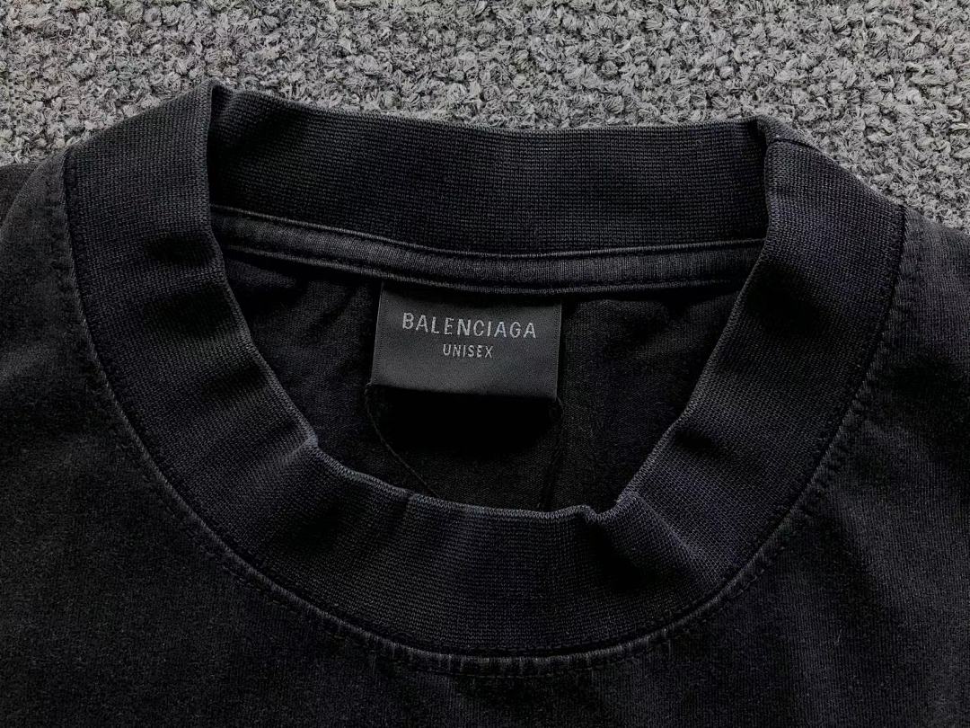 Balenciaga 128 B⭐L⭐⭐⭐IA⭐A T-SHIRT 3110171321 (Im 170Cm 60Kg I Wear Size M In The Phot) - Image 12