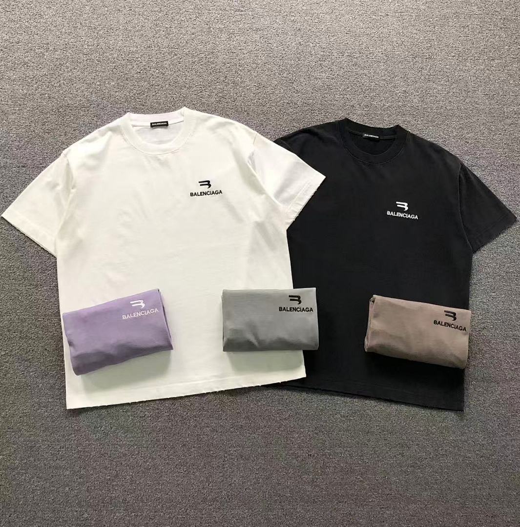 Balenciaga 118 B⭐L⭐⭐⭐IA⭐A T-SHIRT 42013111133 (Im 170Cm 60Kg I Wear Size 2XL In The Phot)