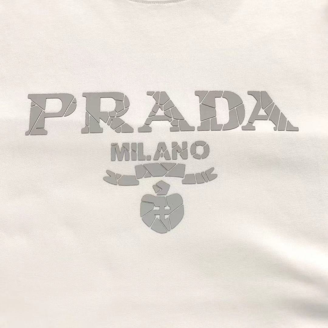 Prada 115 P⭐A⭐A T-SHIRT 5243030147 (Im 170Cm 60Kg I Wear Size M In The Phot) - Image 9
