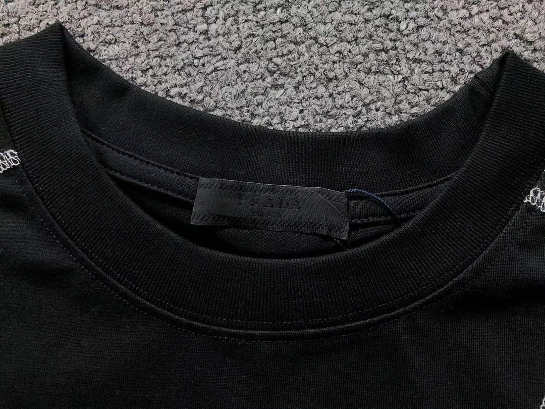 Prada 128 P⭐A⭐A T-SHIRT 5241409147 (Im 170Cm 60Kg I Wear Size S In The Phot) - Image 15