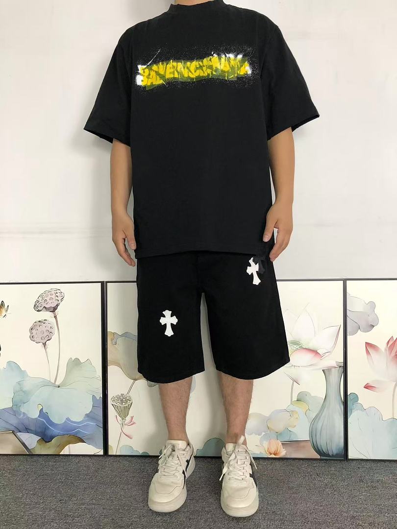 Balenciaga 128 B⭐L⭐⭐⭐IA⭐A T-SHIRT 42060509163 (Im 170Cm 60Kg I Wear Size XS In The Phot) - Image 3