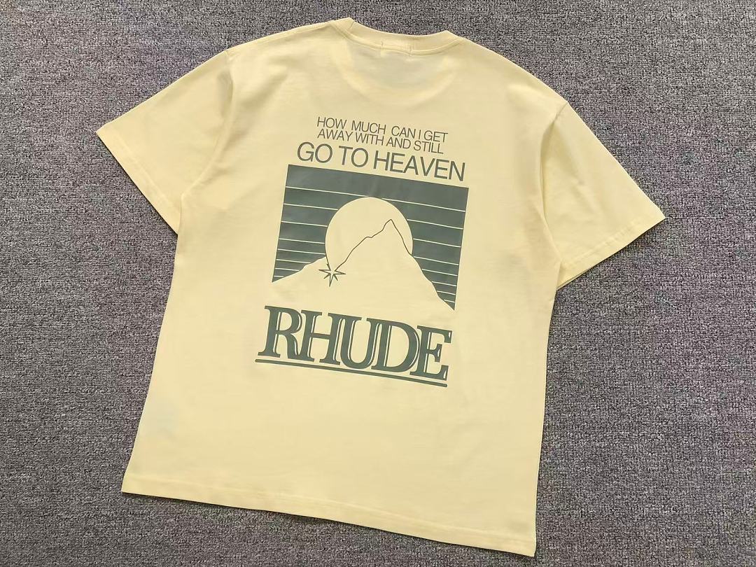 Rhude 105 RHUDE T-SHIRT 3208060717 (Im 170Cm 60Kg I Wear Size S In The Phot) - Image 11