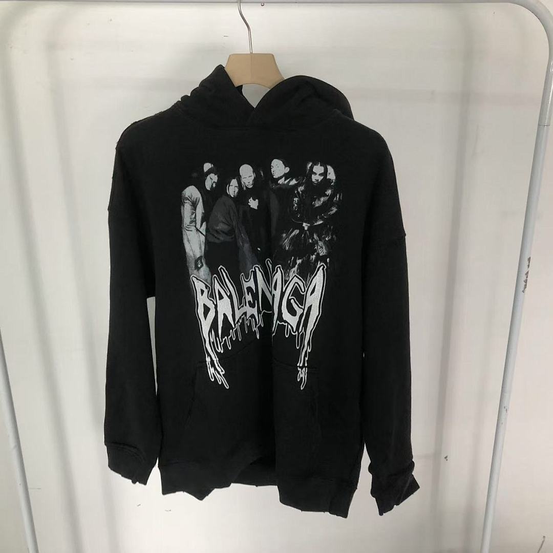 Balenciaga 265 B⭐L⭐⭐⭐IA⭐A HOODIE 4122724163 (Im 170Cm 60Kg I Wear Size XS In The Phot) - Image 23