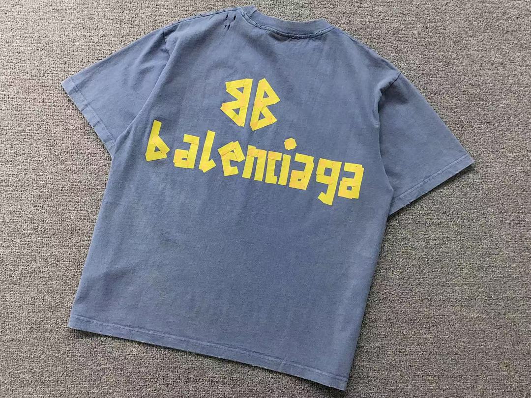 Balenciaga 138 B⭐L⭐⭐⭐IA⭐A T-SHIRT 41060602077 (Im 170Cm 60Kg I Wear Size XS In The Phot) - Image 8