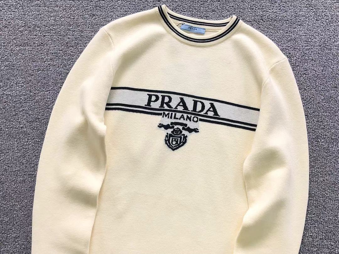 Prada 208 P⭐A⭐A SWEATER 3208161121 (Im 170Cm 60Kg I Wear Size L In The Phot) - Image 9